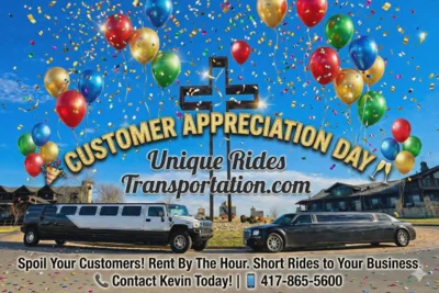 Customer appreciation event limo Springfield MO